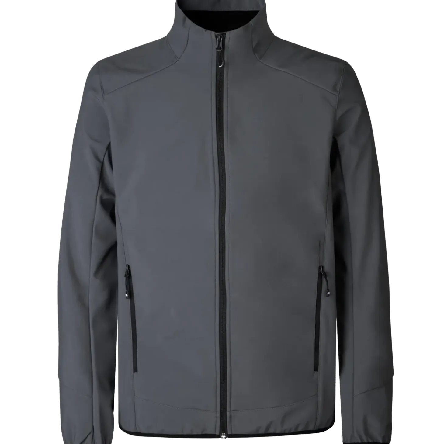 ID Core herre softshell jakke silver grey str. L