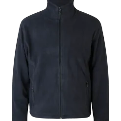 ID herre mikrofleece cardigan navy str. M