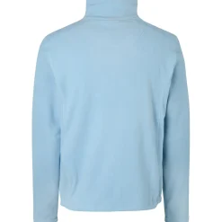 ID herre mikrofleece cardigan lys blå str. 2XL
