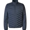ID herre padded jakke stretch navy str. L