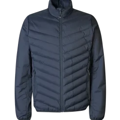 ID herre padded jakke stretch navy str. L