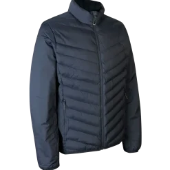 ID herre padded jakke stretch navy str. L