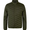 ID herre padded jakke stretch oliven str. M