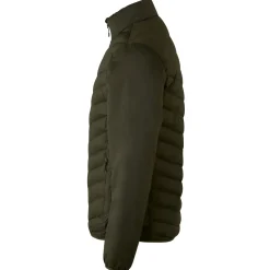 ID herre padded jakke stretch oliven str. M