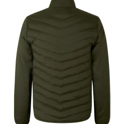 ID herre padded jakke stretch oliven str. M
