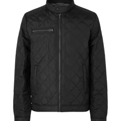 ID herre quilt jakke sort str. S