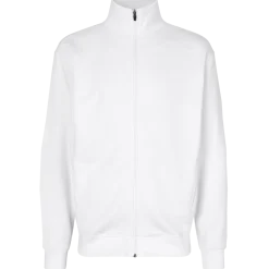 ID herre sweat cardigan hvid str. 2XL