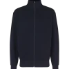 ID herre sweat cardigan navy str. M