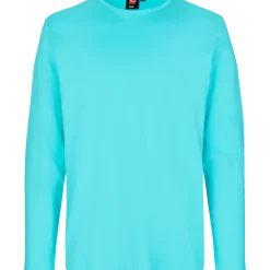 ID Interlock herre langærmet t-shirt mint str. 2XL