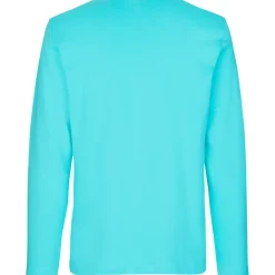 ID Interlock herre langærmet t-shirt mint str. 2XL