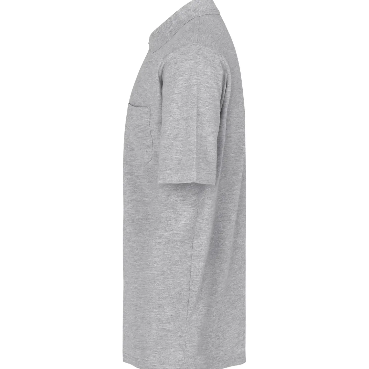 ID klassisk herre poloshirt grå melange str. 2XL