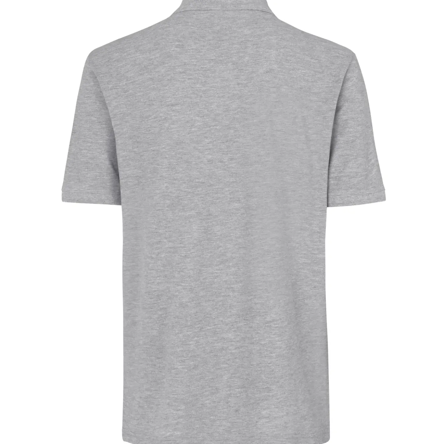 ID klassisk herre poloshirt grå melange str. 2XL