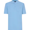 ID klassisk herre poloshirt lys blå str. XL