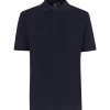 ID klassisk herre poloshirt navy str. XL