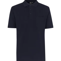 ID klassisk herre poloshirt navy str. XL