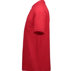 ID klassisk herre poloshirt rød str. XL
