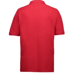 ID klassisk herre poloshirt rød str. XL