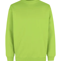 ID klassisk herre sweatshirt lime str. S