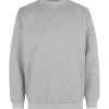 ID klassisk herre sweatshirt grå melange str. XL