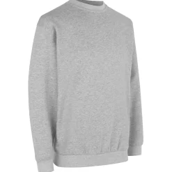 ID klassisk herre sweatshirt grå melange str. XL