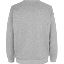 ID klassisk herre sweatshirt grå melange str. XL