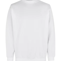 ID klassisk herre sweatshirt hvid str. M