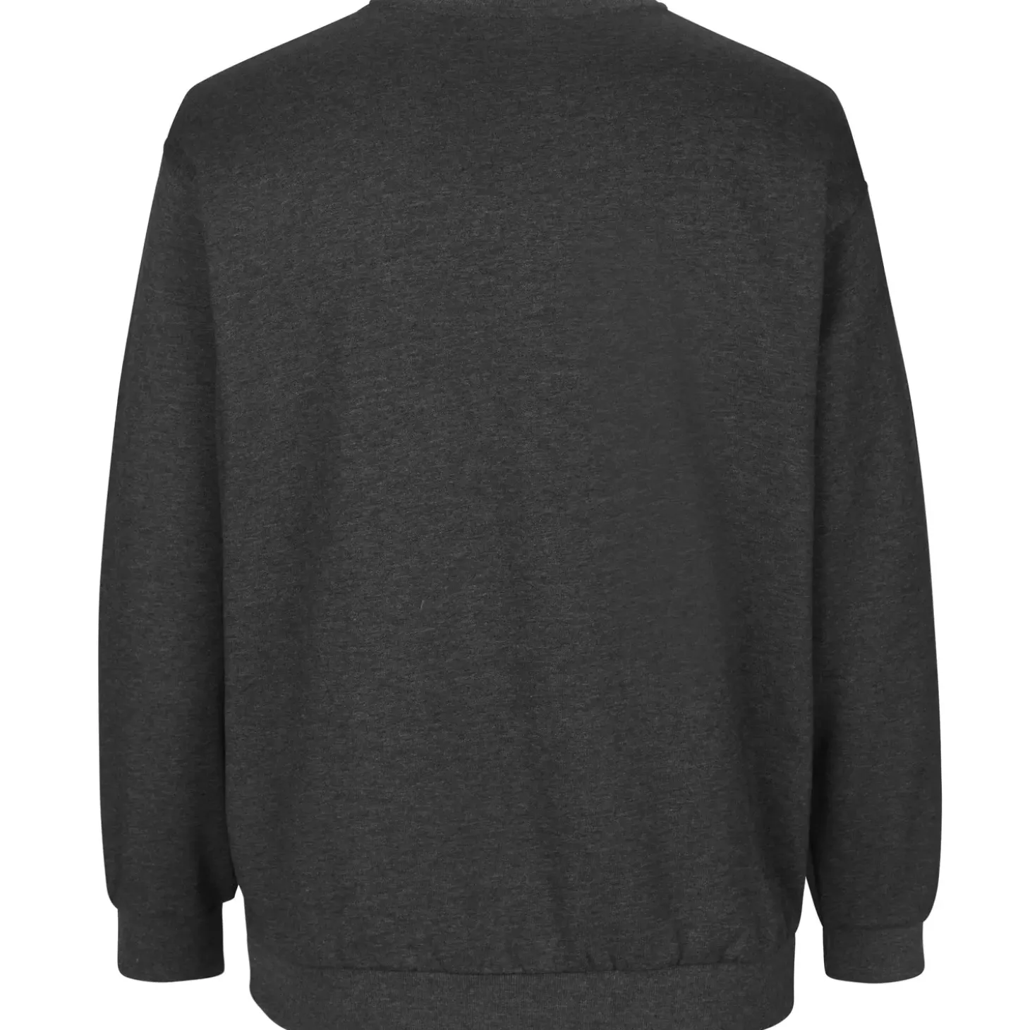 ID klassisk herre sweatshirt grafit melange str. L