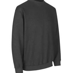 ID klassisk herre sweatshirt grafit melange str. L