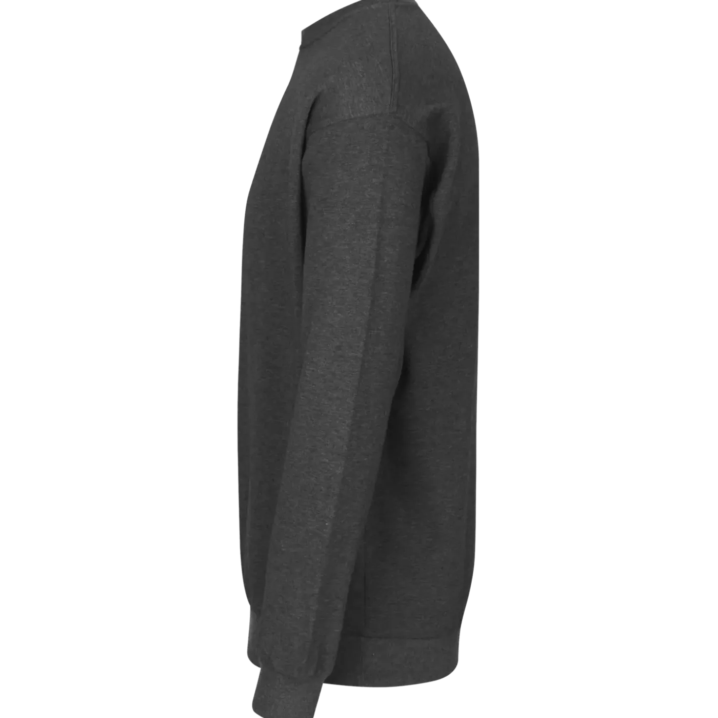 ID klassisk herre sweatshirt grafit melange str. L