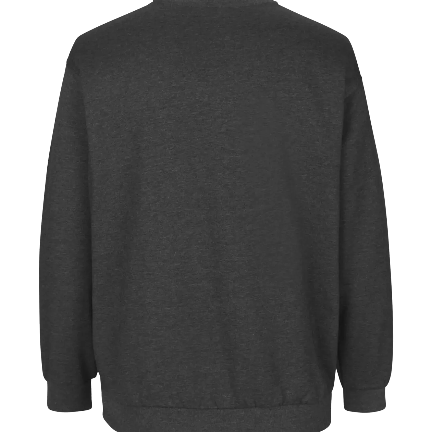 ID klassisk herre sweatshirt grafit melange str. L