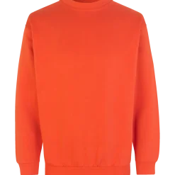 ID klassisk herre sweatshirt orange str. 2XL