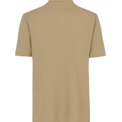 ID klassisk poloshirt med lomme sand str. 2XL