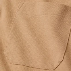 ID klassisk poloshirt med lomme sand str. 2XL