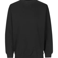 ID klassisk sweatshirt sort str. M