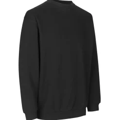 ID klassisk sweatshirt sort str. M
