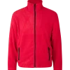 ID mikrofleece cardigan rød str. XL