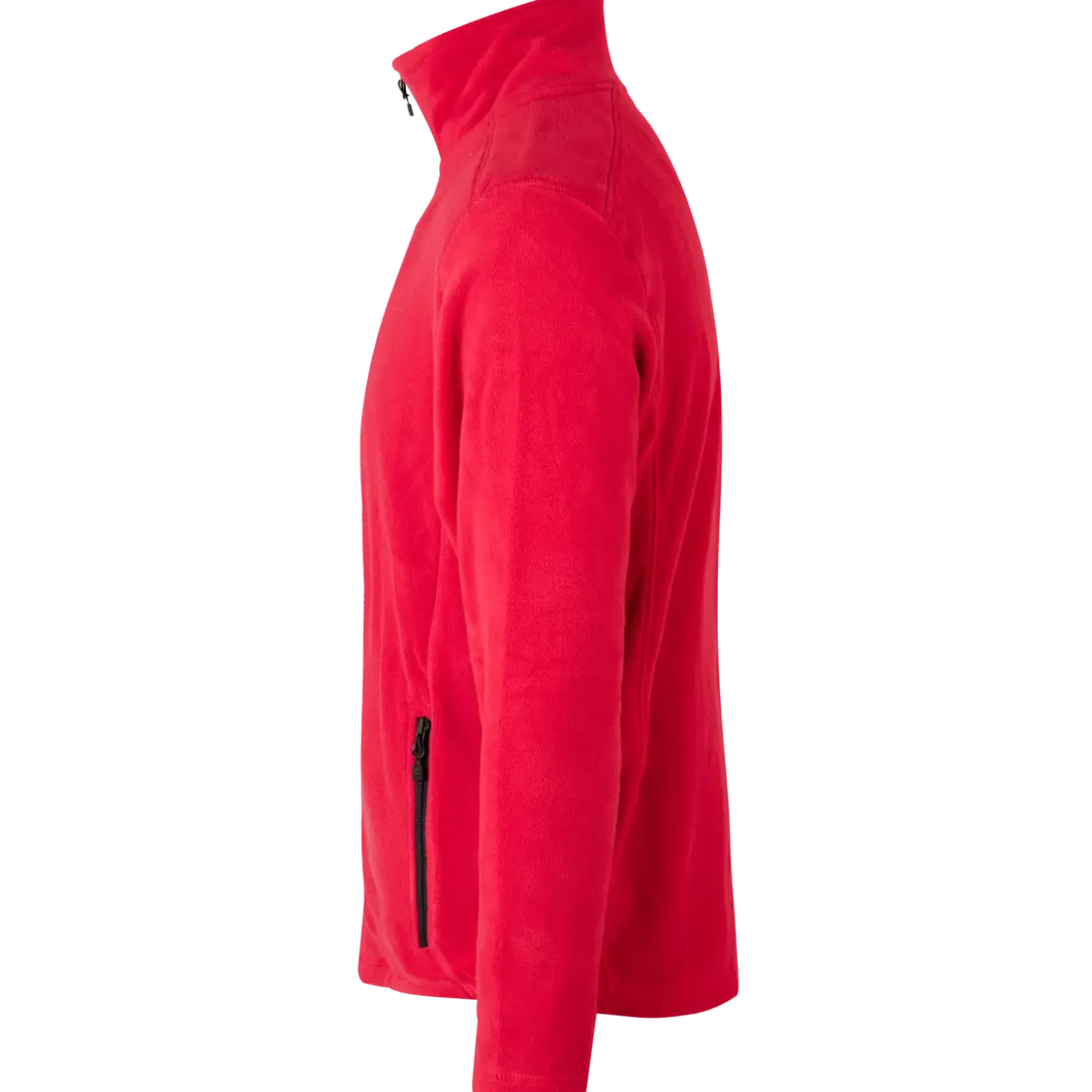 ID mikrofleece cardigan rød str. XL