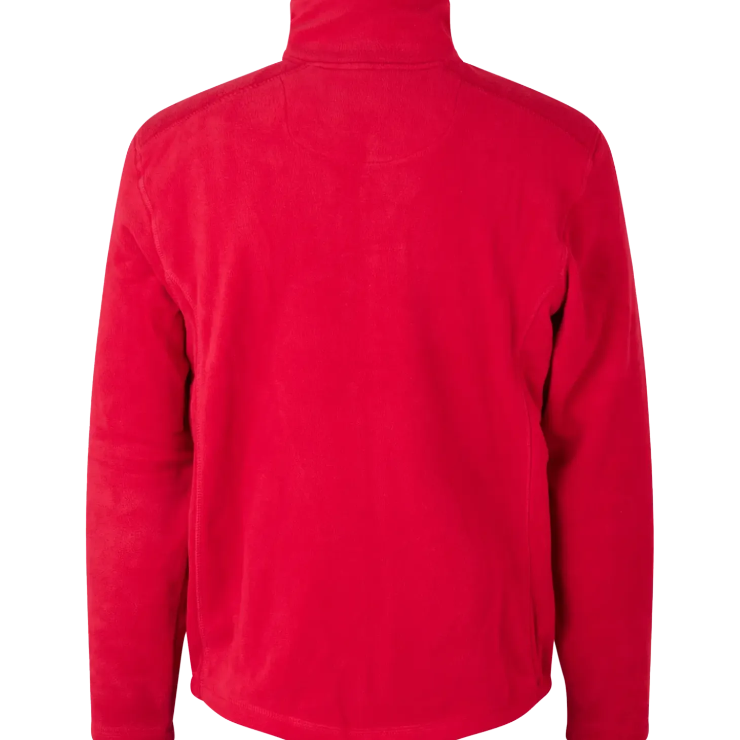 ID mikrofleece cardigan rød str. XL