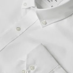 ID Oxford L/S Modern fit herre skjorte hvid str. L