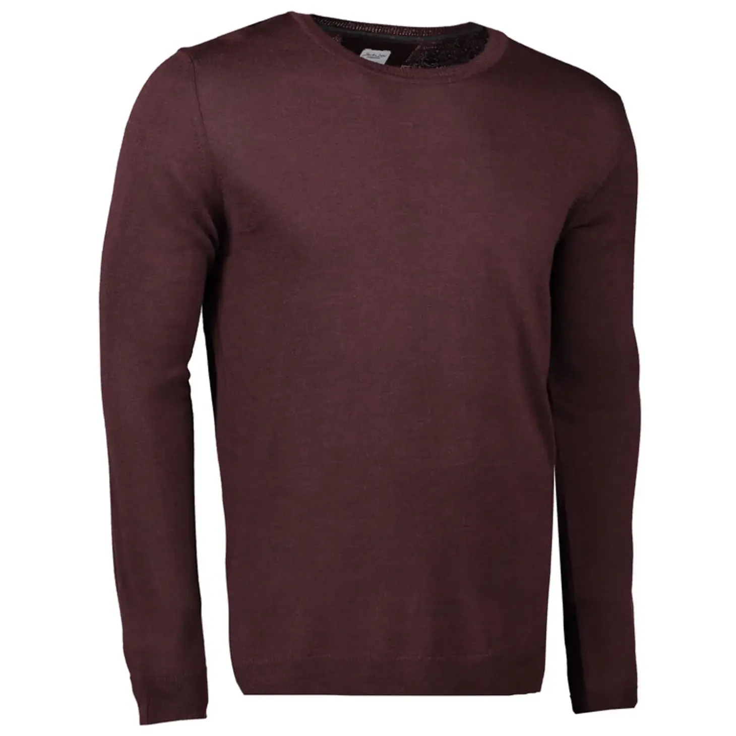 ID Pullover herre bordeaux melange str. XL