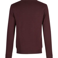 ID Pullover herre bordeaux melange str. XL