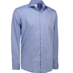 ID Seven Seas Fine Twill modern fit skjorte herre lys blå str. M