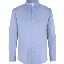ID Seven Seas Fine Twill modern fit skjorte herre lys blå str. M