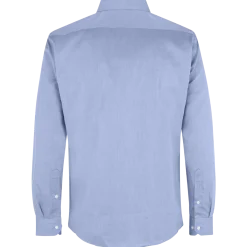 ID Seven Seas Fine Twill modern fit skjorte herre lys blå str. M