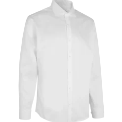 ID Seven Seas Fine Twill modern fit skjorte herre hvid str. L