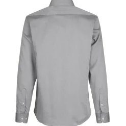 ID Seven Seas Fine Twill modern fit skjorte herre silver grey str. 2XL