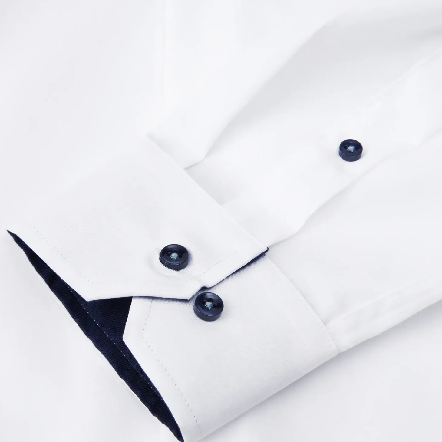 ID Seven Seas Fine Twill Virginia herre skjorte hvid str. M