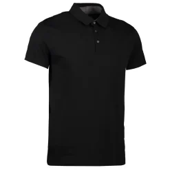 ID Seven Seas herre poloshirt sort str. M