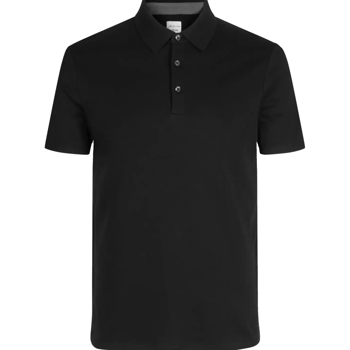 ID Seven Seas herre poloshirt sort str. M