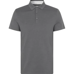 ID Seven Seas herre poloshirt mørk grå melange str. L
